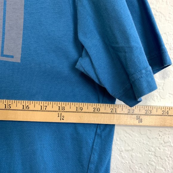 O'Neill Mens Size M Blue Modern Fit Crew Neck Loco Print T-Shirt Cotton - Picture 8 of 10